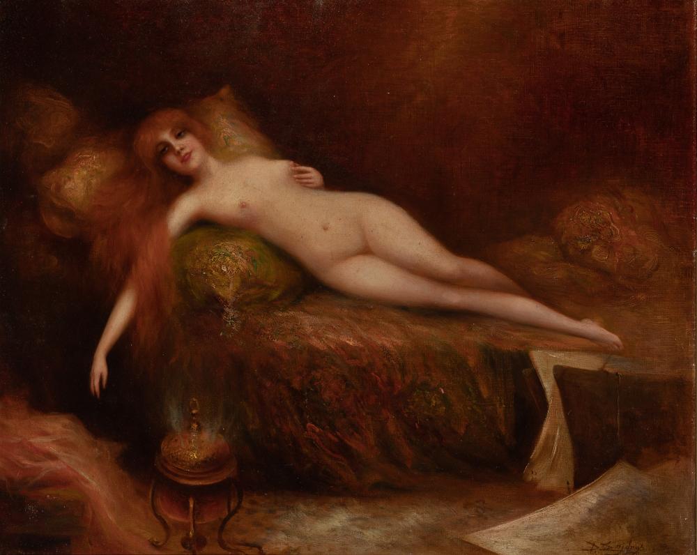 Donna sdraiata